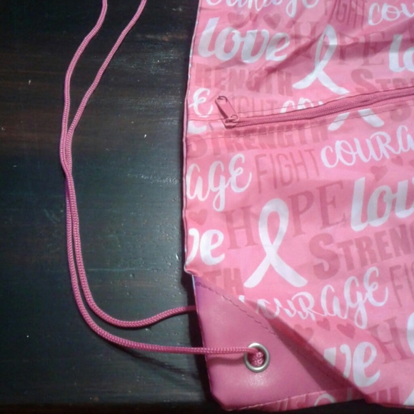 ❤️5/$25  Breast Cancer Awareness Nylon Backpack - Picture 4 of 5